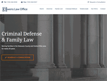Tablet Screenshot of owenslawoffice.com
